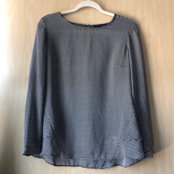 Houndstooth Dress Top, Like-New Condition - Picture 2 of 7